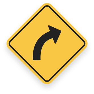 Metro Right Arrow Sign